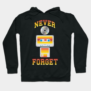 Never Forget - Old School Tech Hoodie